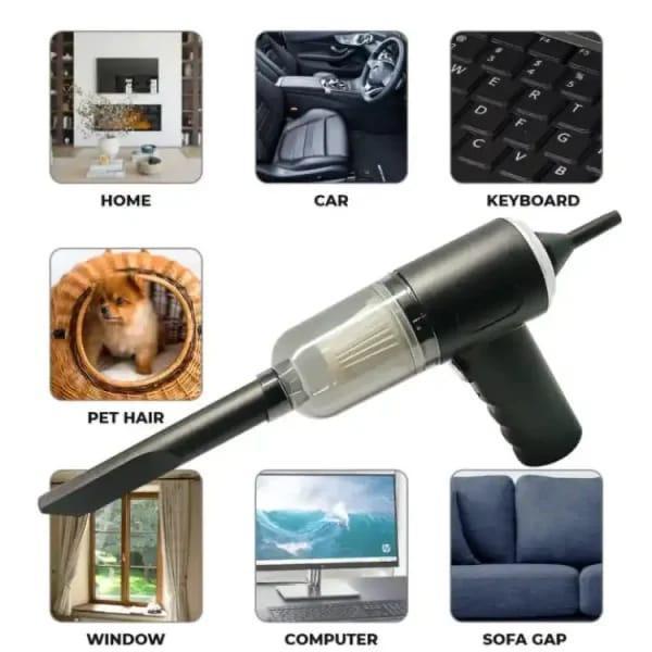 3 in 1 Portable Vacuum Cleaner Wireless Cleaner Wireless Hand-Held Cleaning For Car Home As-228